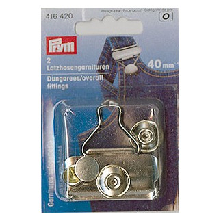 Prym dungarees sets silver 40mm