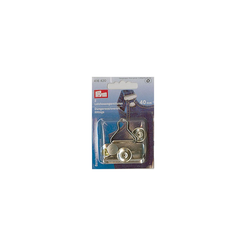 Prym dungarees sets silver 40mm