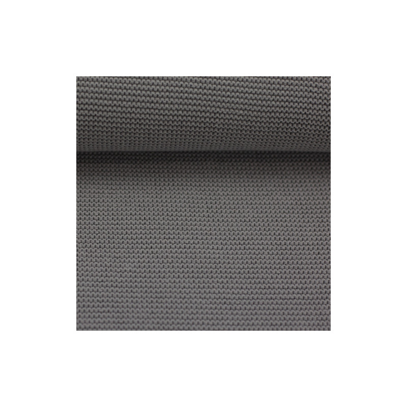Cotton wave knit grey (183)