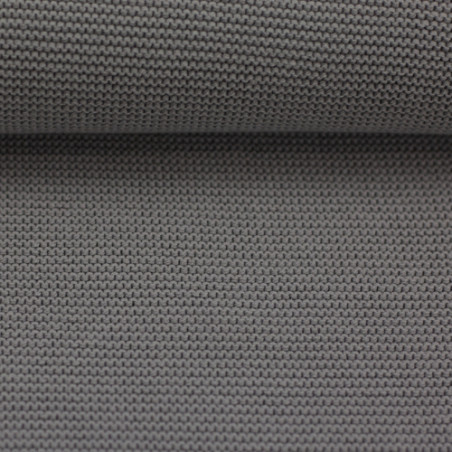 Tricot ondulé en coton gris (183)