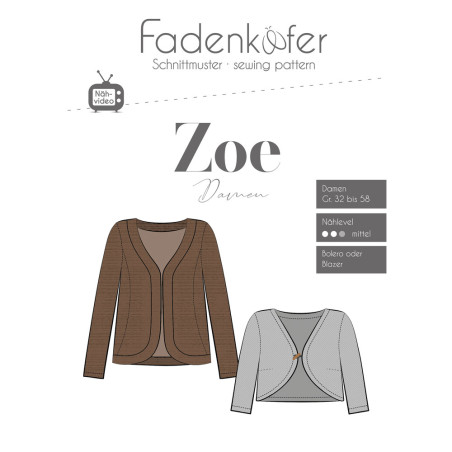 Fadenkäfer - Zoe Bolero oder Blazer Damen