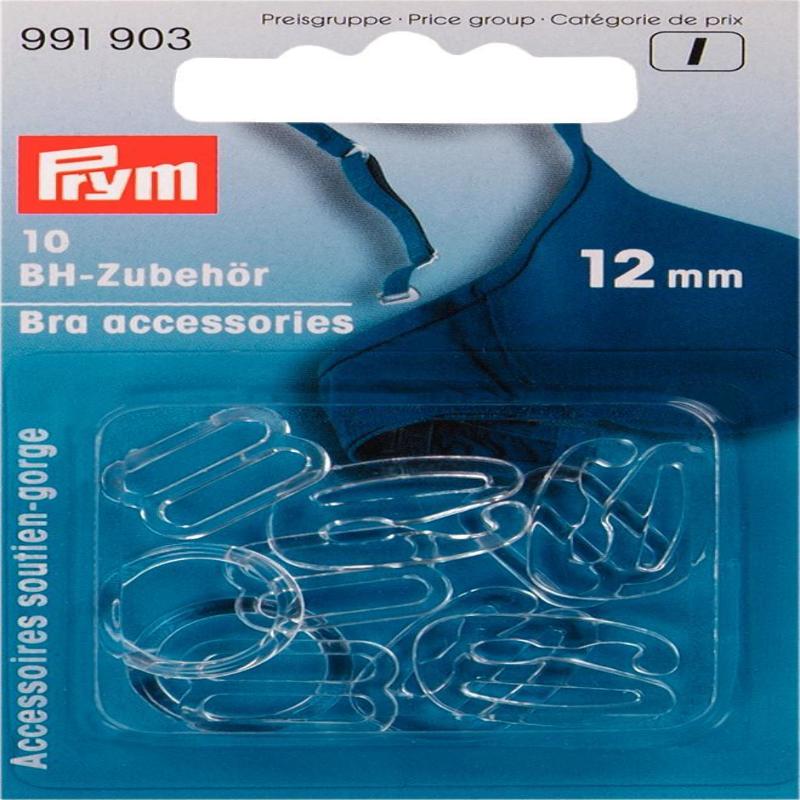 Accessoires pour bikinis et soutiens-gorge Prym en plastique 12 mm