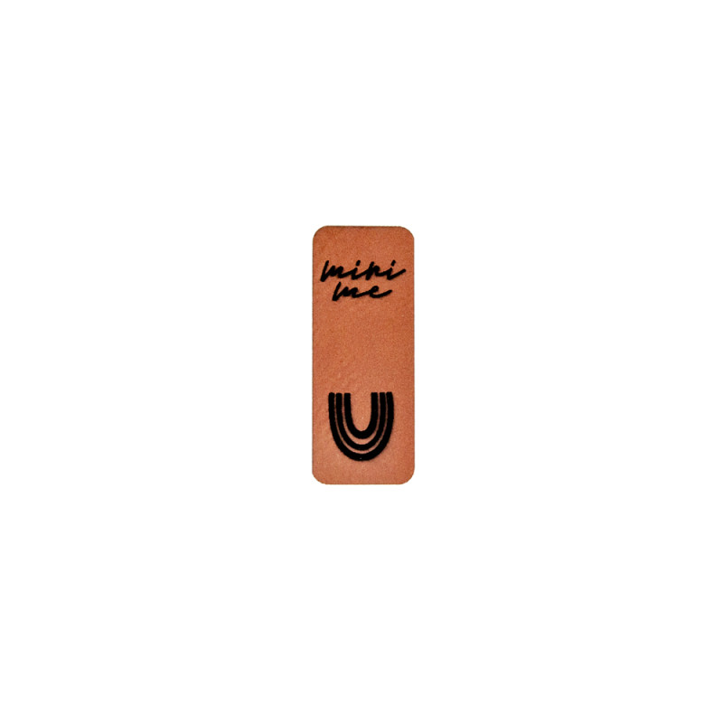 synthetic leather label - Mrs Mint - Mini Me