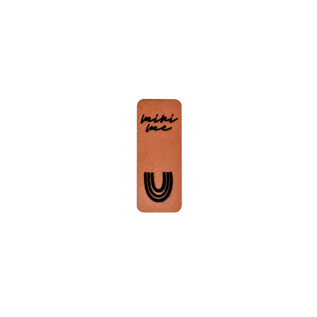 synthetic leather label - Mrs Mint - Mini Me