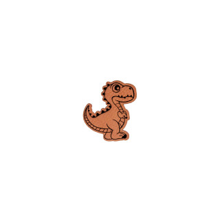 Étiquette similicuir - Mme Mint - T-Rex