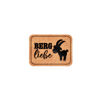 synthetic leather label - Mrs Mint - Bergliebe "iron-on"