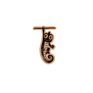 Étiquette similicuir - Mrs Mint - Caméléon « thermocollant »