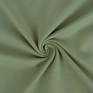 french terry - uni vert fumée 1121 (m)