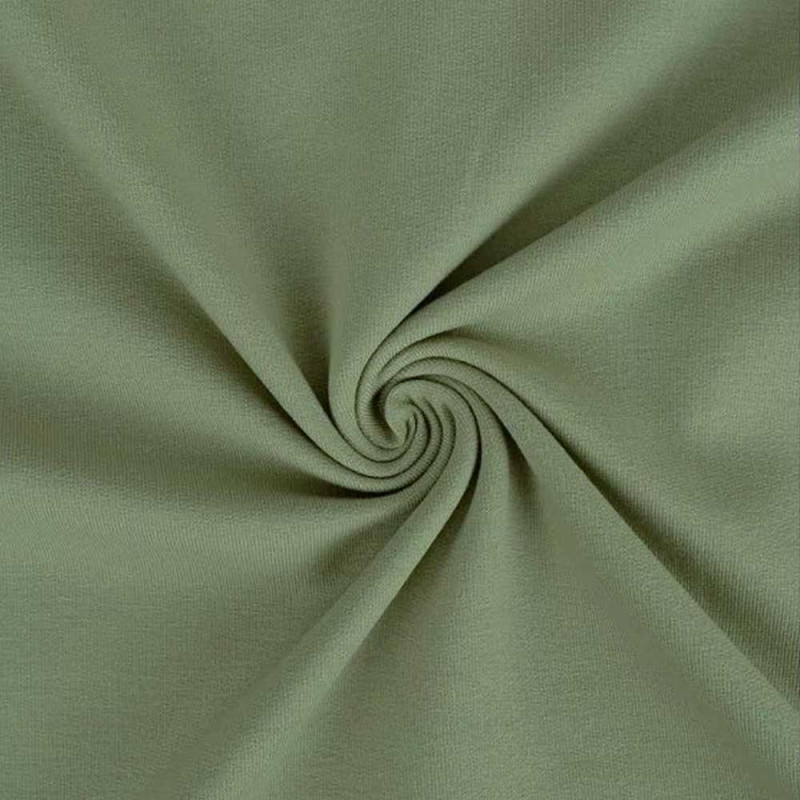 french terry - uni vert fumée 1121 (m)