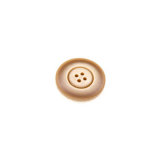 Bouton 4 trous 35 mm - Relief beige