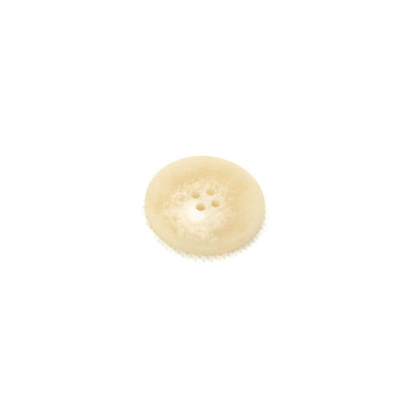 Bouton 4 trous 30 mm - Grunge écru