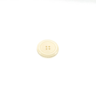 Bouton 4 trous 30 mm - relief écru