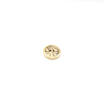 Bouton 2 trous 20 mm - Relief doré