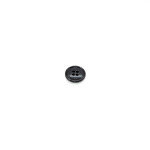 Bouton 4 trous 20mm - noir