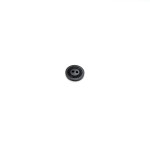 Bouton à 2 trous 16 mm - Double relief noir