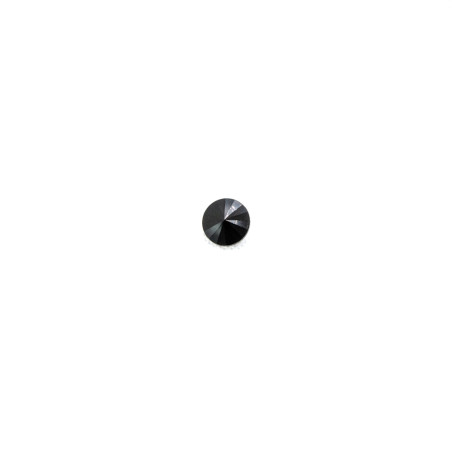 Bouton à tige 13 mm - Noir diamant