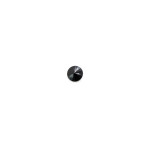Bouton à tige 13 mm - Noir diamant