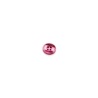 Bouton 4 trous 15 mm - Vieux rose brillant