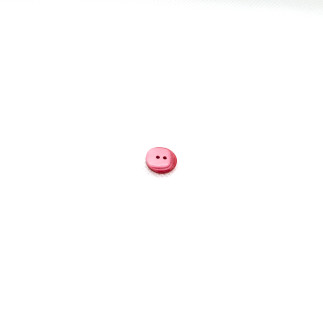 Bouton à 2 trous - vieux rose superposé