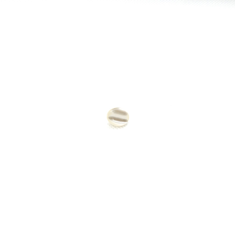 Bouton à œillet 13 mm - Ovale écru