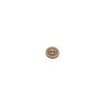 Bouton à 2 trous - Doppelrelief beige