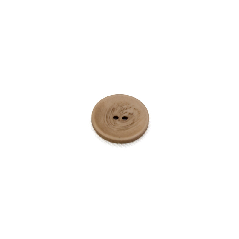 2-hole button - wood look beige