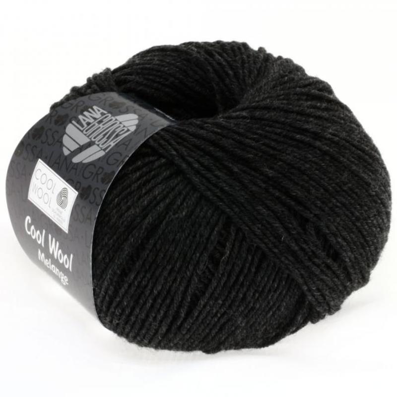 Lana Grossa - Cool Wool melange anthracite (444)