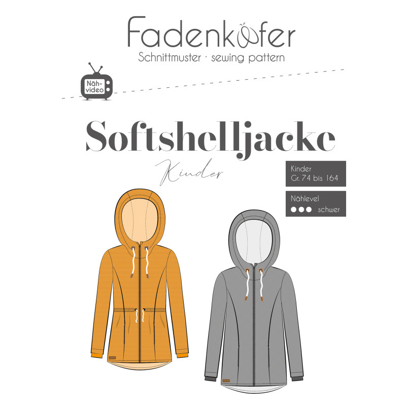 Thread Beetle - softshell jacket for children
