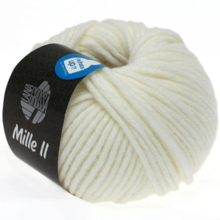Lana Grossa - Mille II blanc (075)