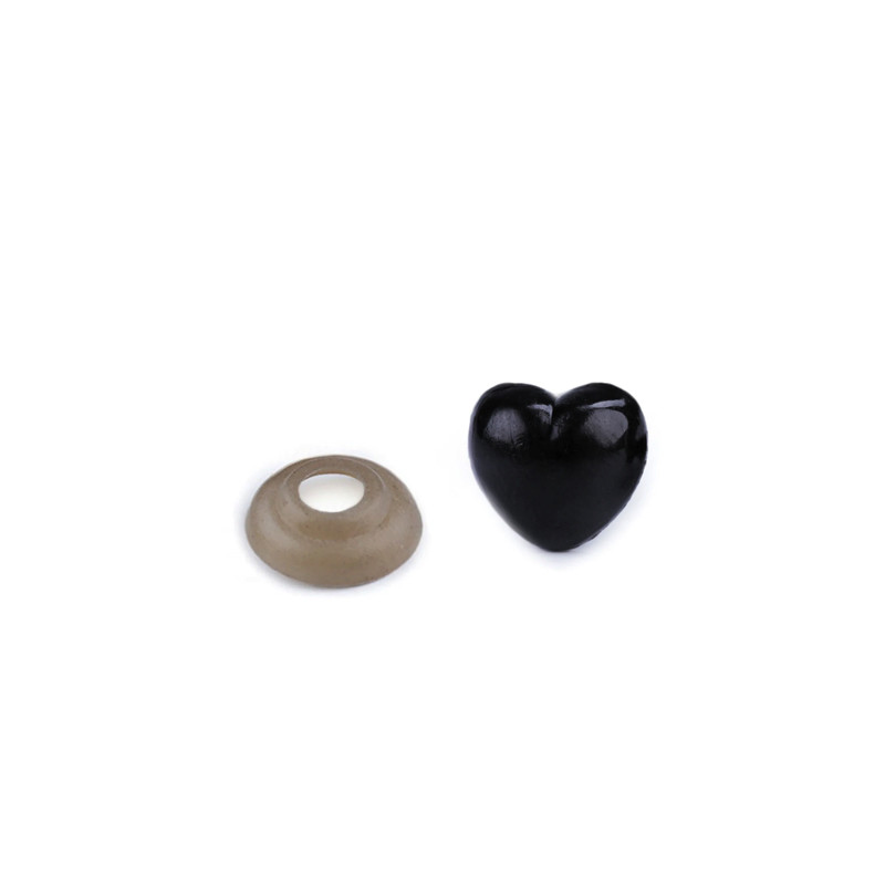 Safety nose black 12x13mm