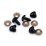 Safety nose black 12x13mm