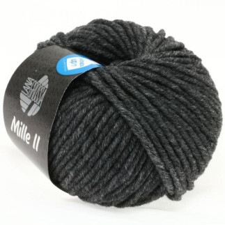 Lana Grossa - Mille II dark grey melange (016)