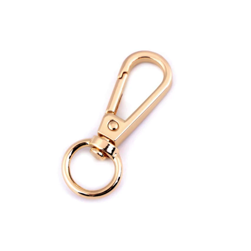 Karabiner 12mm gold hell