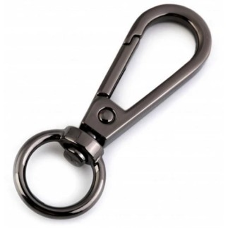 12mm gunmetal carabiner