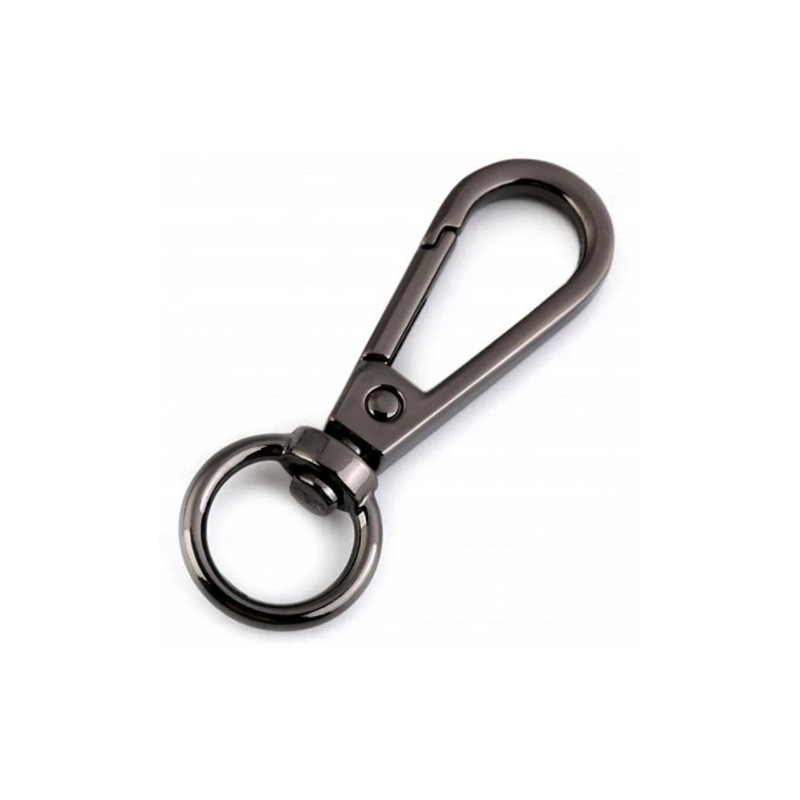 Karabiner 12mm gunmetall