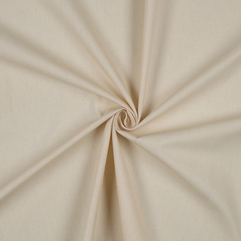 Cotton poplin - natural (v)