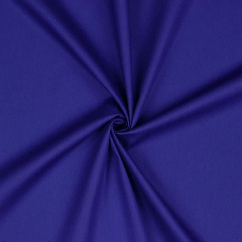 Popeline de coton - cobalt foncé (v)