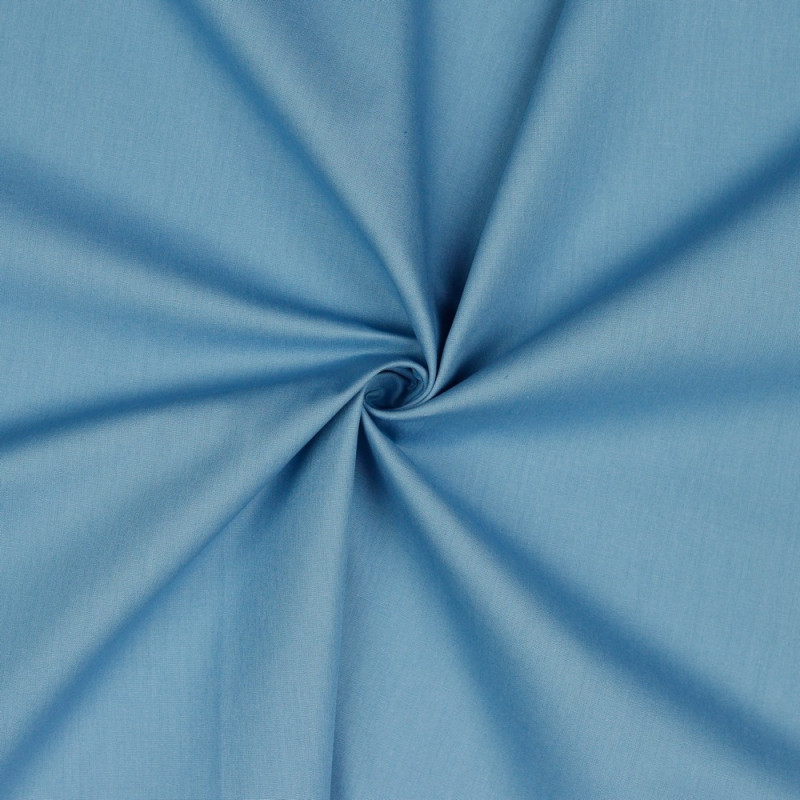 Baumwollpopline - blau (v65)
