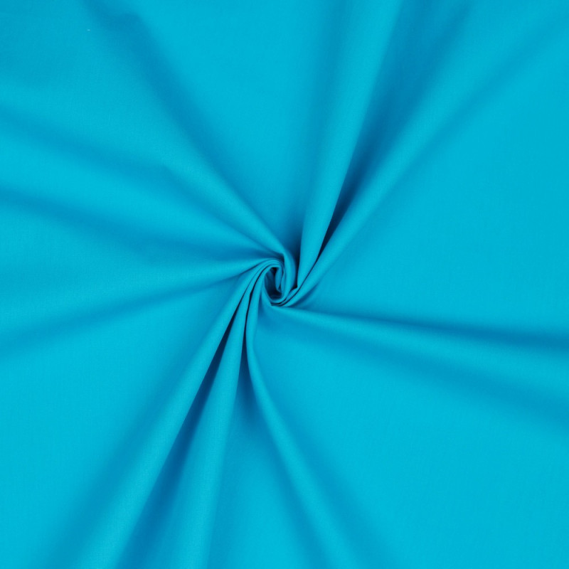 Cotton poplin - aqua (v)