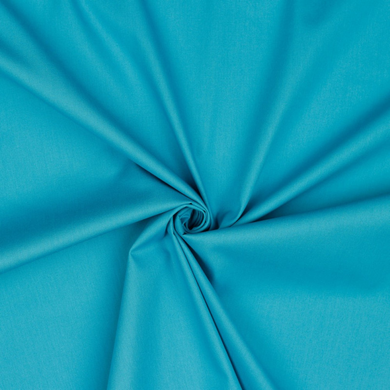 Cotton popline - turquoise (v)