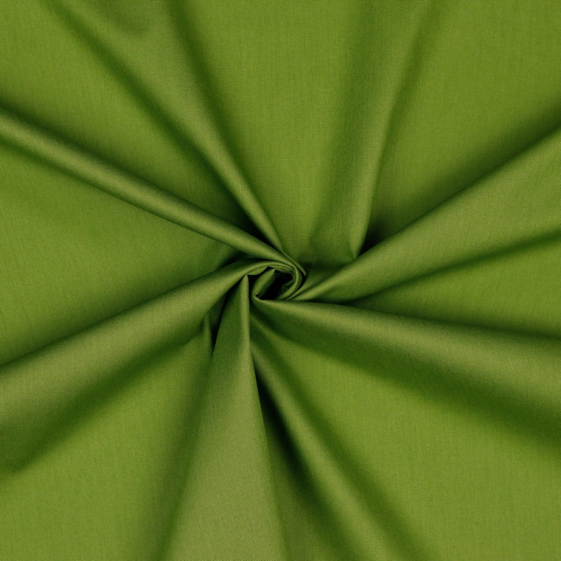 Cotton popline - green (v044)