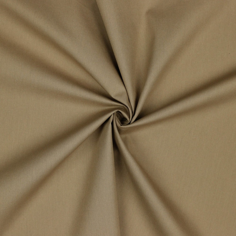 Popeline de coton - taupe (v038)