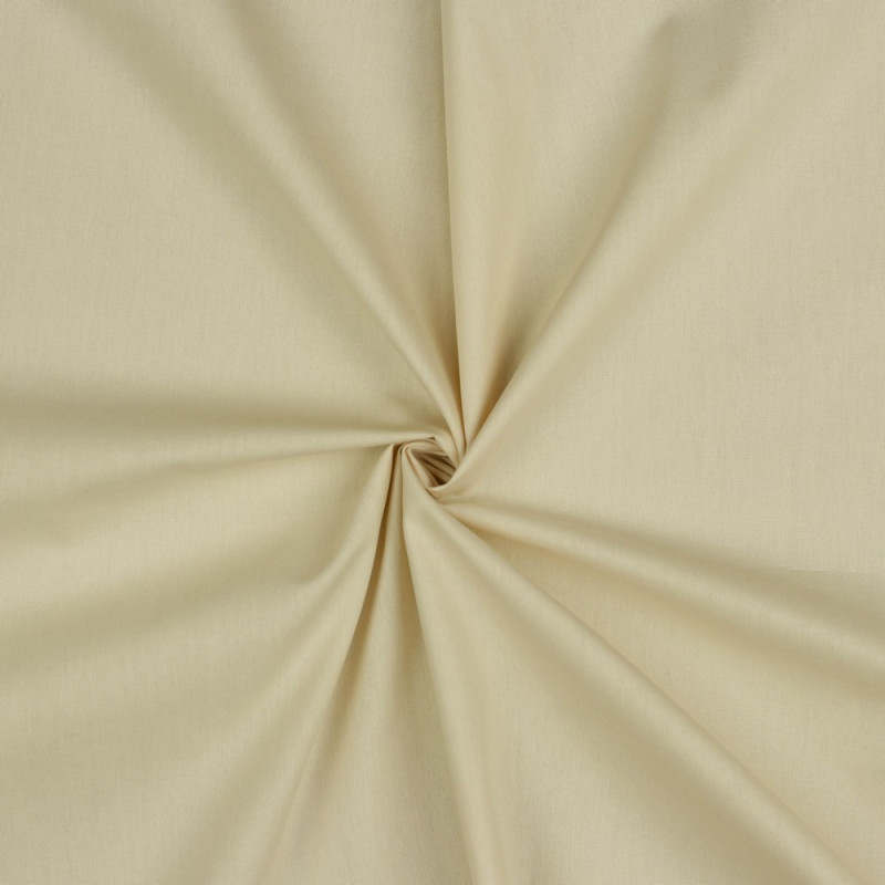 Popeline de coton - beige clair (v073)