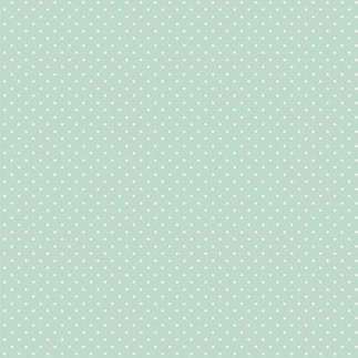 Cotton dots light mint / white