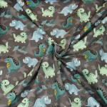sweatshirt - Mrs Mint for Hilco Dino Wonderland anthracite sweatshirt - Mrs Mint for Hilco Dino Wonderland anthracite