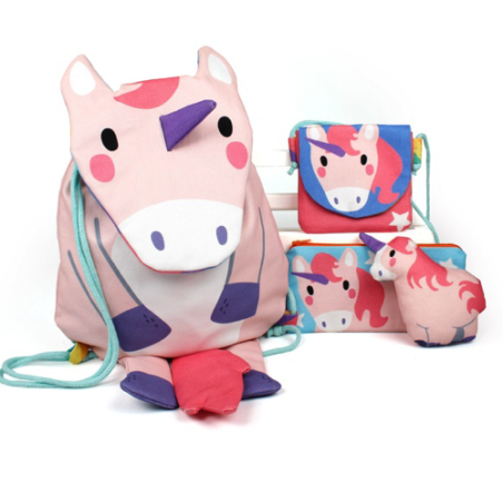 Sac à dos/sac de sport licorne – par Käselotti Panneau DIY