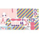 Sac à dos/sac de sport licorne – par Käselotti Panneau DIY