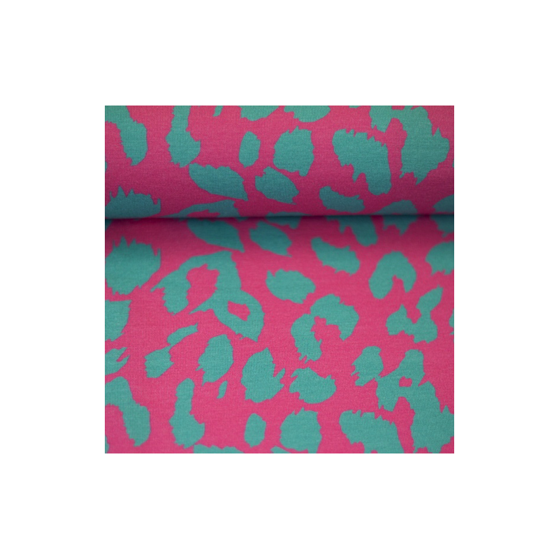 Jersey - Love by Ki-ba-doo - Leo pink/turquoise
