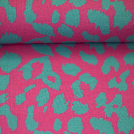 Jersey - Love by Ki-ba-doo - Leo pink/turquoise