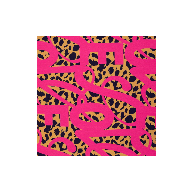 french terry modal - Love par ki-ba-doo Leolove senf/pink